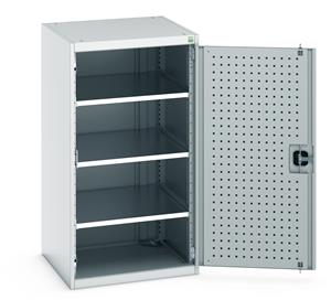 Bott Tool Storage Cupboards for workshops with Shelves and or Perfo Doors Bott Perfo Door Cupboard 650Wx650Dx1200mmH - 3 Shelves